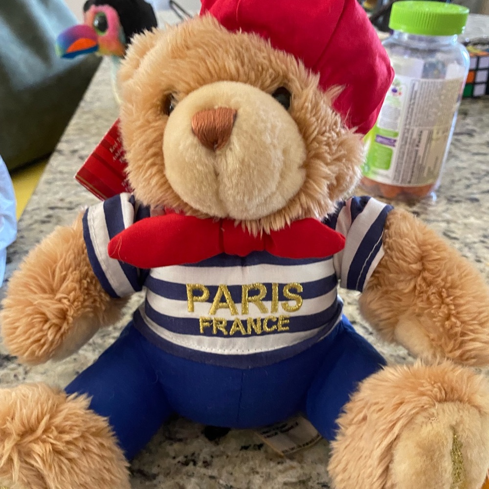 Keel Toys Paris France Bear! COLLECTABLE